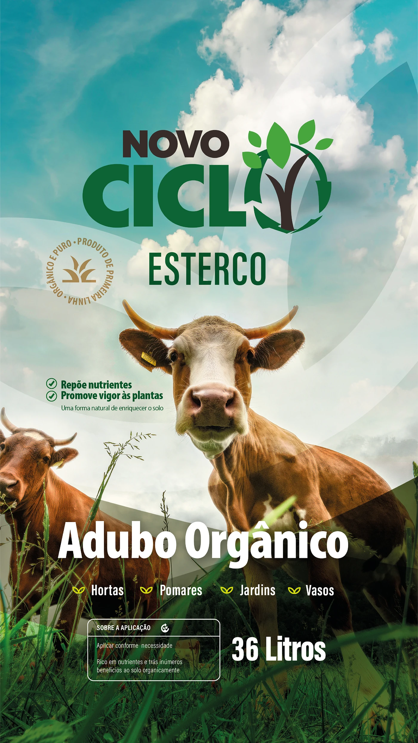 Novo Ciclo · Embalagem
