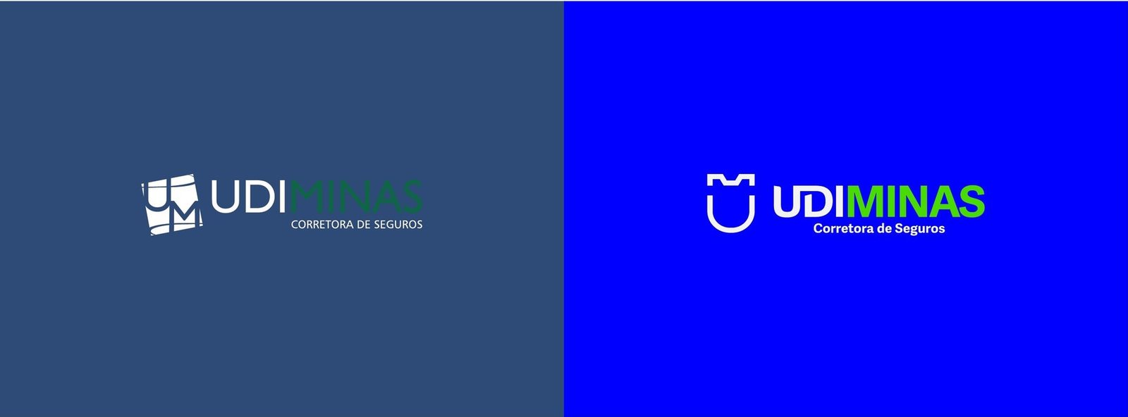 Rebranding Udiminas, antes e depois
